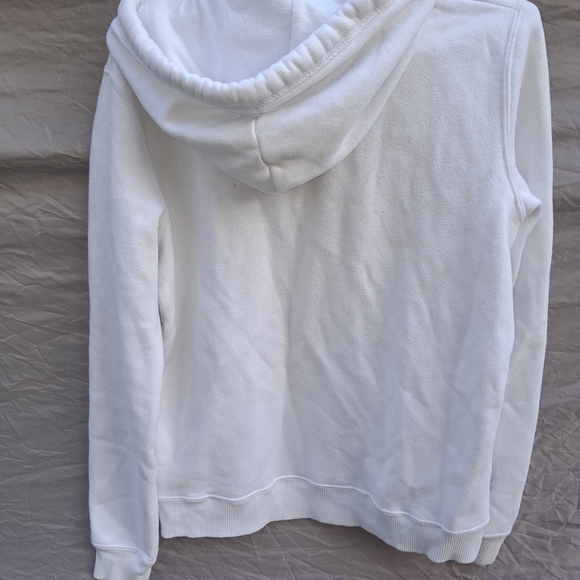 Hollister White Zip-Up Hoodie - Picture 3 of 5